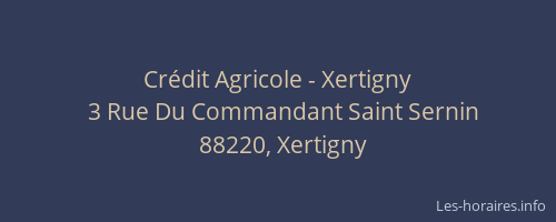Crédit Agricole - Xertigny