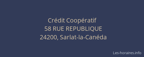 Cr&eacute;dit Coop&eacute;ratif