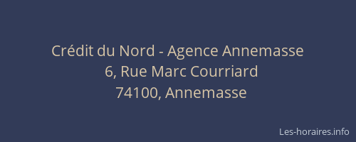 Crédit du Nord - Agence Annemasse