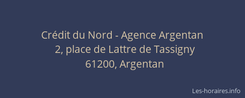 Crédit du Nord - Agence Argentan