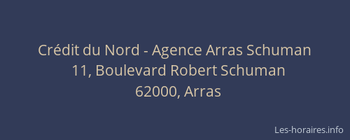 Crédit du Nord - Agence Arras Schuman