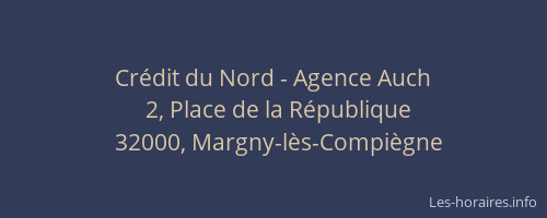 Cr&eacute;dit du Nord - Agence Auch