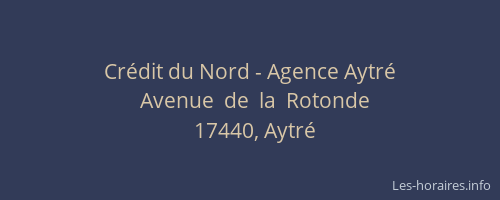Crédit du Nord - Agence Aytré