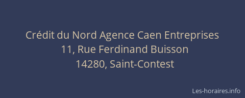 Cr&eacute;dit du Nord Agence Caen Entreprises