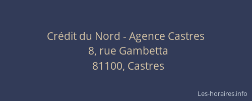 Crédit du Nord - Agence Castres