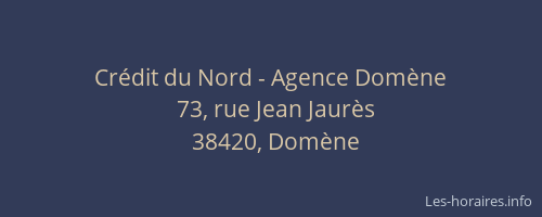 Crédit du Nord - Agence Domène