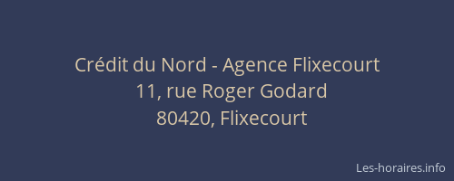 Crédit du Nord - Agence Flixecourt