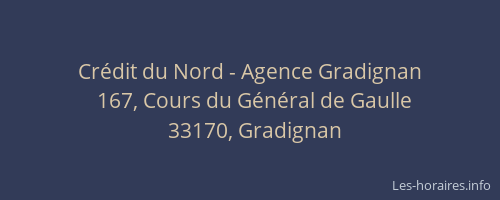Cr&eacute;dit du Nord - Agence Gradignan