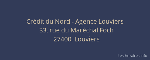 Cr&eacute;dit du Nord - Agence Louviers