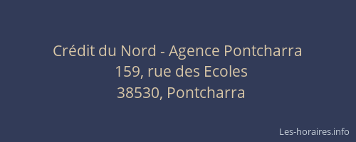 Crédit du Nord - Agence Pontcharra