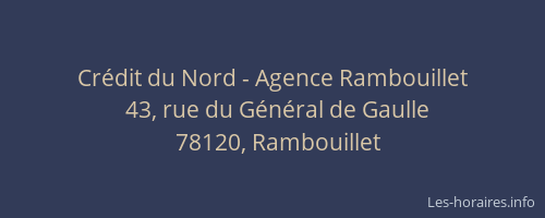 Crédit du Nord - Agence Rambouillet