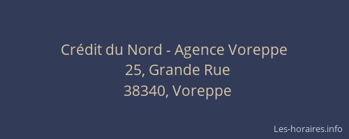Crédit du Nord - Agence Voreppe