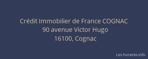 Crédit Immobilier de France COGNAC