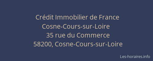 Crédit Immobilier de France Cosne-Cours-sur-Loire