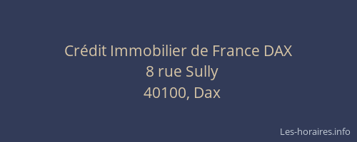 Crédit Immobilier de France DAX