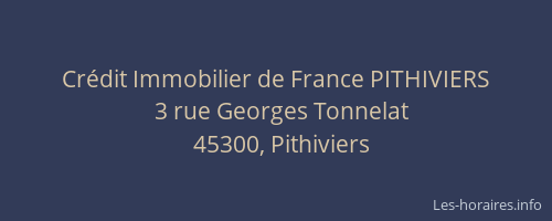 Crédit Immobilier de France PITHIVIERS
