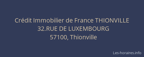 Crédit Immobilier de France THIONVILLE