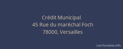 Crédit Municipal