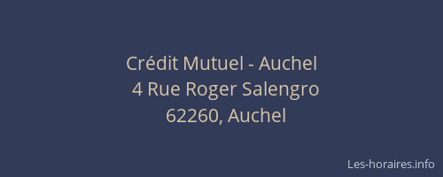 Cr&eacute;dit Mutuel - Auchel