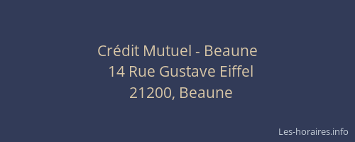 Crédit Mutuel - Beaune