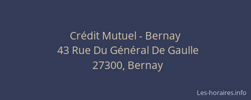 Crédit Mutuel - Bernay