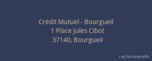 Crédit Mutuel - Bourgueil