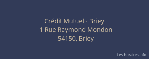 Crédit Mutuel - Briey