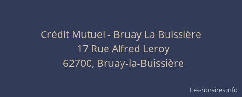 Crédit Mutuel - Bruay La Buissière