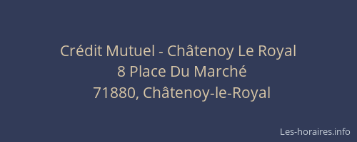 Crédit Mutuel - Châtenoy Le Royal