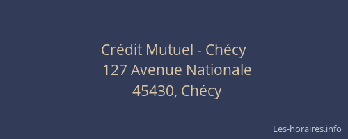 Crédit Mutuel - Chécy