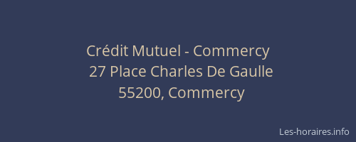 Crédit Mutuel - Commercy