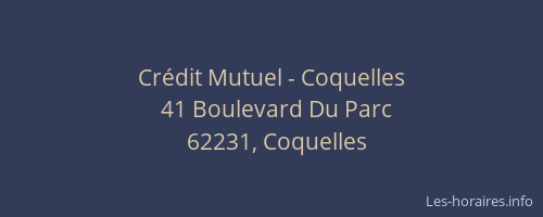Cr&eacute;dit Mutuel - Coquelles