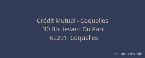 Cr&eacute;dit Mutuel - Coquelles