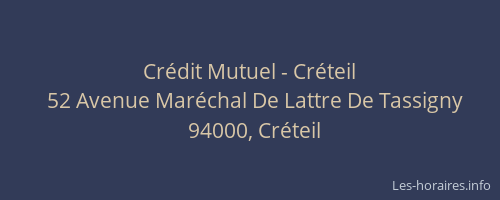 Crédit Mutuel - Créteil