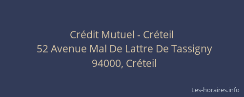 Crédit Mutuel - Créteil