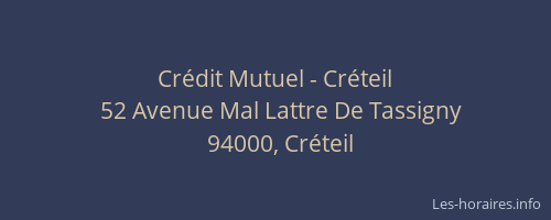 Cr&eacute;dit Mutuel - Cr&eacute;teil
