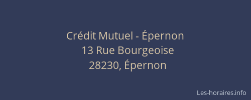 Cr&eacute;dit Mutuel - &Eacute;pernon