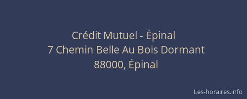 Crédit Mutuel - Épinal