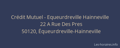 Cr&eacute;dit Mutuel - Equeurdreville Hainneville