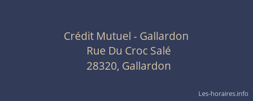 Crédit Mutuel - Gallardon