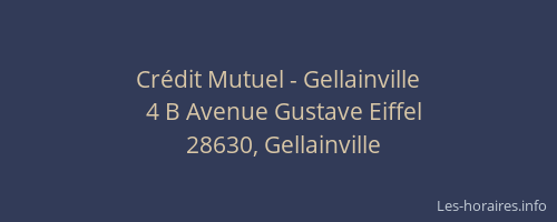 Crédit Mutuel - Gellainville