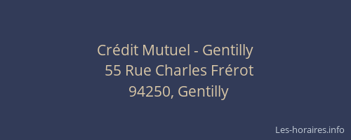 Crédit Mutuel - Gentilly