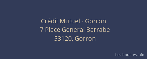 Crédit Mutuel - Gorron