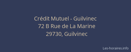 Crédit Mutuel - Guilvinec