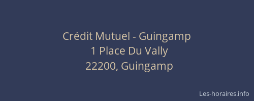 Crédit Mutuel - Guingamp
