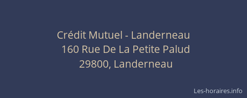 Cr&eacute;dit Mutuel - Landerneau