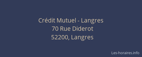 Crédit Mutuel - Langres
