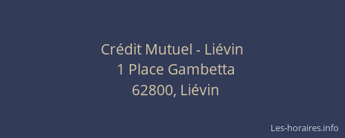 Cr&eacute;dit Mutuel - Li&eacute;vin