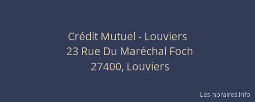 Crédit Mutuel - Louviers