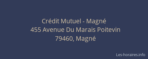 Cr&eacute;dit Mutuel - Magn&eacute;